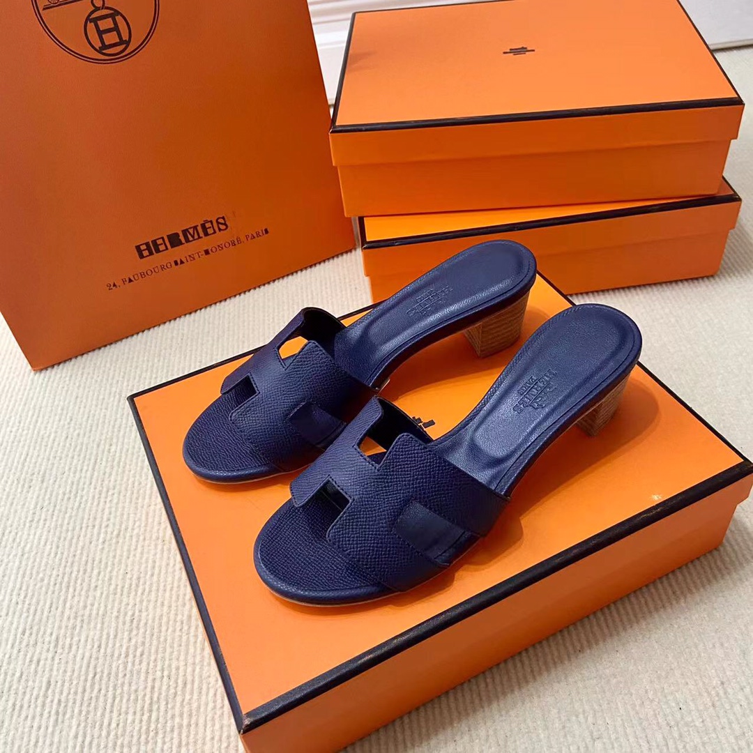 에르메스 올수공 오아시스 슬리퍼 샌들 앱송 38